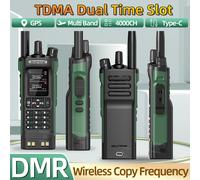 BAOFENG DMR DM32 DM-32 talkie-walkie numérique GPS double Mode analogique double emplacement pour le temps bande aérienne APRS appel numérique pour Radio amateur UV-32 Add H-UV25