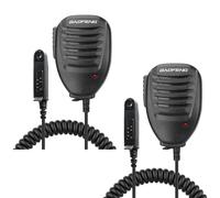 BAOFENG Ham Lot de 2 microphones avec haut-parleur compatible avec talkie-walkie BAOFENG UV-9G GMRS UV-9R PRO