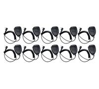 BaoFeng Microphone de police talkie-walkie accessoires micro jambon radio haut-parleur micro UV-5R Mini BF-F8HP Pro 5RM UV-32 DM-32 UV-5G Plus GM-15PRO GM-5RH K5PLUS AR-152 UV-82 (10 pièces)