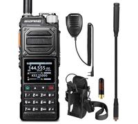 BAOFENG UV-25 Plus GPS 12W Talkie-walkie, Radio Amateur bidirectionnel Longue portée multibande, 5200 mAh Batterie, Port USB-C, 2" Couleur écran, 1000 canaux