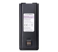 BAOFENG UV-25B Batterie lithium-ion 5200 mAh, 7,4 V, batterie d'origine haute capacité, prend en charge la charge directe USB-C, compatible avec UV-25 Tactical Two Way Radio (noir)