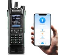 BAOFENG UV-32 10W Portable Talkie Walkie Bibande avec GPS, 1000 canaux | Programmables CHIRP & App Sans Fil, Récepteur AM/FM, 1000 canaux & 10 zones, Longue portée Radio Amateur pour outdoor