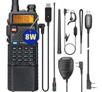 Baofeng UV-5R 8W 3800 talkie-walkie Tri-puissance double bande VHF UHF Portable longue portée haute puissance Portable CB jambon Radio bidirectionnelle - Type 8W 3800-EURO