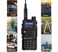 Baofeng UV-5RH Talkie-Walkie Professionnel 8W 999 Canaux Batterie 2500mAh USB-C Écran Couleur 1 77"" CTCSS/DCS Lampe LED