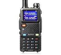 BAOFENG UV-5RM Plus Talkie-walkie Amateur multibande Rechargeable avec Grande portée, Copie de fréquence, Airband, Batterie 2500 mAh