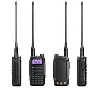 Baofeng UV16Pro V2 50KM CB Jambon Radio Station Deux Voies Amateur VHF Puissant 10Watts UV16 Talkie Walkie Radios de Chasse - Type Black-Usb plug