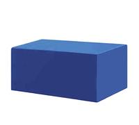 BAOFI 123x123x74cm Housse De Protection Table De Jardin, Couverture De Meubles De Protection Iimperméable, Bleu De Protection Noir, Housses De Table De Jardin Rectangulaires Tissu Oxford