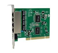BaoFufc Adaptateur PCI 4 voies RJ45 Fast Ethernet 100 m pour ordinateur de bureau RTL8305+8100CL Chipset Rj45 Pcie Pci