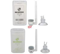 BaoFufc Aquarium pour diffuseur de CO2 en forme de U avec ventouse pour aquariums plantés pour réservoir Accessoires transparents Horloges murales pour chambre à coucher adolescentes filles