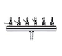 BaoFufc Aquarium Splitter Poissons pour Réservoir Contrôle D'Air pour Poissons d'Aquarium en Acier Inoxydable pour Réservoir Splitter Levier Avec Aquarium Splitter Levier de Contrôle