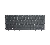 BaoFufc Clavier américain noir espagnol pour ordinateur portable rétroéclairé pour ordinateur portable 13 7000 7347 7348 7352 7353 7359 15 754