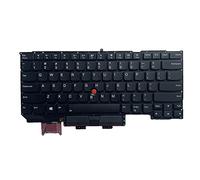 BaoFufc Clavier américain pour ordinateur portable avec lettres/caractères anglais - Design de bureau pleine taille pour ThinkpadX1 Carbon 5e génération 5 2017