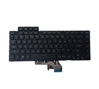 BaoFufc Clavier d'ordinateur portable américain avec lettres/caractères anglais - Design de bureau complet pour ordinateur portable ROG GX502 GX502GW