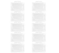 BaoFufc Couverture en PVC transparent, parfaite pour les étudiants, les amateurs de voyage, les professionnels, pochette pour carte d'identité horizontale/verticale