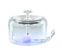 BaoFufc Distributeur automatique d'eau pour chat, distributeur d'eau automatique pour animaux de compagnie avec filtre, fontaine d'eau pour chat avec lumière LED, mangeoire automatique à eau pour