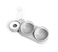 BaoFufc Gamelle automatique 3 en 1 pour chien et chat - Gamelle d'eau et de nourriture pour animaux domestiques - Gamelle pour chats et chats - Mangeoire automatique 3 en 1, gris