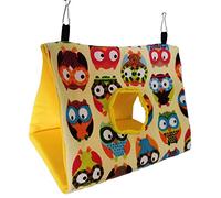 BaoFufc Hamac pour oiseaux pour cage d'hiver chaud en peluche, cachette pour dormir pour jouer et se reposer pour perroquet, hamster, calopsitte, conure, mini ara, pinson, canari, perroquet, grande