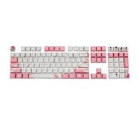 BaoFufc Jeu complet de 108 touches OEM PBT Dye Sub Keycaps touches mécaniques PBT Dye-Sublimation Keycaps Blue Keycaps