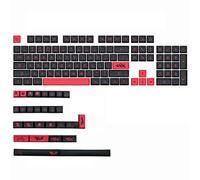 BaoFufc Jeu de touches PBT XDA 132 touches à 5 côtés pour clavier mécanique Gateron/clavier mécanique, touches Pbt, blanc, gris, noir, pour clavier mécanique, hauteur de profil