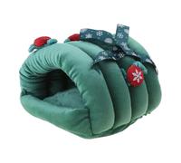 BaoFufc Lit chaud pour petit animal domestique - Maison en peluche pour l'hiver - Pour dormir dans un hamster - Grand format