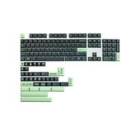 BaoFufc Lot complet de touches Wasabi vert moutarde PBT avec sublimation, clavier mécanique original, sushi personnalisé, 142 touches, touches Wasabi
