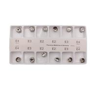 BaoFufc Lot de 12 placages dentaires temporaires antérieurs avant arrière molaires accessoires pour adultes et enfants