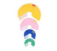 BaoFufc Lot de 4 bavoirs élisabéthains doux pour oiseaux et perroquets, vêtements pour petits animaux, uniforme pour fête d'anniversaire, colliers de récupération, taille XL