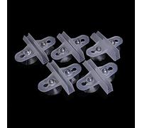 BaoFufc Lot de 5 clips de séparation d'aquarium avec ventouses douces de 3,1 cm pour aquarium - Support de cloison de séparation pour aquarium - Thermomètre lumineux - Gravier - Décorations de sable