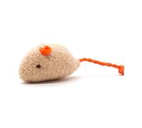 BaoFufc Lot de 8 souris colorées à mâcher pour chaton, jouet de dentition, jouet coloré pour garder chaton occupé, jouet souris pour chats, orange