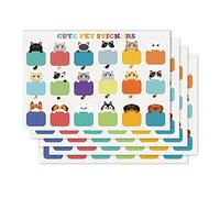 BaoFufc Lot de 90 étiquettes autocollantes imperméables multi-usages pour école, camp, garderie, classe, bureau