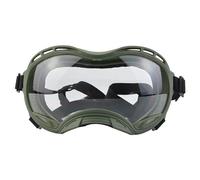 BaoFufc Lunettes de soleil avec protection UV pour chiens de grande taille, avec sangle réglable pour sports de plein air, taille L, vert militaire 34