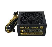 BaoFufc Ordinateur pour boîtier d'alimentation 2000 W pour ordinateur, prise en charge de 8 cartes graphiques, serveur, outils de minage, alimentation minière 2000 W