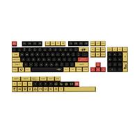 BaoFufc PBT Keycaps Lot de 134 touches PBT sublimation XDA hauteur pour clavier mécanique commutateurs MX rétro Noir