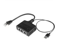 BaoFufc Réseaux LAN Ethernet 100Mbps RJ45 répartiteur 1 mâle vers 3 prises femelles adaptateur câble rallonge câble répartiteur adaptateur port adaptateur adaptateur de distribution hub connecteur