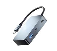 BaoFufc Station d'accueil 5 en 1 de type C USB 3.0 Hub de charge avec adaptateurs USB C pour ordinateurs portables, téléphones, tablettes, hub de type C