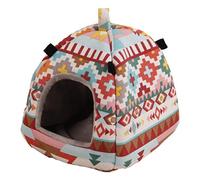 BaoFufc Tente d'hiver chaude pour hamster - Hamac pour petit animal - Maison pour petit animal - Nid cube - Cachette pour hamster - Accessoires pour cage