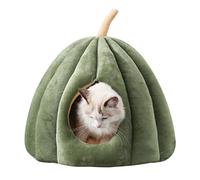 BaoFufc Tente souple pour petits chiens et chats - 35,1 x 35,1 x 35,1 cm - Auto-chauffant - Lavable en machine - Design grotte chaude - Niche chaude - Niche en forme de grotte - Maison pour petits et