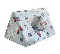 BaoFufc Tente tunnel chaude pour animal domestique - Petite cage d'angle pour hamster - Lit pour petits animaux - Jolie cachette maison pour cochons d'Inde