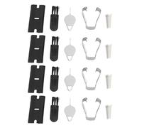BAOFUYA 20 Conseils de Stylet de Remplacement Pinons à Stylo pour Tab S9 / S9 + Plus/Ultra/Fe avec 4 Ensembles d'outils Goliminging Materif (Blanc et Gris)