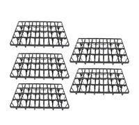 BAOFUYA 24 Grilles Plateaux de Plante, 5pcs Trayage de Pot de Pépinière avec 24 Cellules Portant Plateau de Jardin