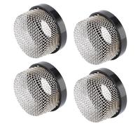 BAOFUYA 4pcs Vivre Bien Pompe Maille Crépine, Applications Multiples Installation Simple en Acier Inoxydable Aérateur écran Crépine pour la Sortie de Vidange (14 Filetage femelle)