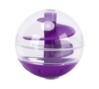BAOFUYA Balle Interactive pour Chat, Distributeur de Friandises, Puzzle avec Obstacles en Spirale, Plus de 15 Minutes de Jeu, Renforce Les Liens Pendant Votre Absence, Design Léger pour Chatons et