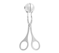 BAOFUYA Boule à Viande en Acier Inoxydable, Cuillère à Boulettes de Viande, Pâte à Biscuits, Crème Glacée, Boule de Melon, Pinces Antiadhésives, Cuillère à Vaisselle pour Aliments pour (S)