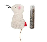 BAOFUYA Cataire Jouet Nettoyage des Dents (White) | Jouet d\'intérieur à base d\'herbe à chat pour soulager l\'anxiété Nettoyage des dents Bouteille d\'herbe à chat