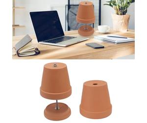 BAOFUYA Chauffe-Bougie en Céramique pour Bougies Chauffe-Plat avec Design à Double Paroi, Forme de Lampe de Table pour Salon et Bureau, Transfert de Chaleur Rapide