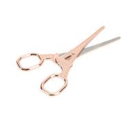 BAOFUYA Ciseaux de Broderie 5,4 Pouces Acier Inoxydable Rose Or Tour Design | Lame Tranchante pour Broderie au Point de Croix, Coupe de Tissu, Couture, Projets de Couture, Poignée Ronde Confortable,