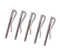 BAOFUYA Clamp/Holder à Ressort de Portefeuille, Conception en Argent Brillant Haut