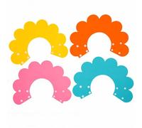 BAOFUYA Collier Conique Doux pour Chat, Joli Collier élisabéthain de Récupération Chirurgicale Réglable pour Chats, Chatons, Petits Chiens, Arrête de Lécher ou de Se Gratter (4PCS)