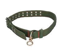 BAOFUYA Collier de Bétail de Canva Doppelrau -Loch -deign Portant Une Courroie de Traction Animale Résistante pour Le Bétail (Petite Taille (21x17cm / 8,3x6,7 Pouces))