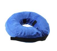 BAOFUYA Collier de Chien Gonflable Collier de Protection Douce pour Les Démangeaisons de la Peau Après L'opération, Matériau en PVC, pour Les Chats et Les Chiens (Blue)